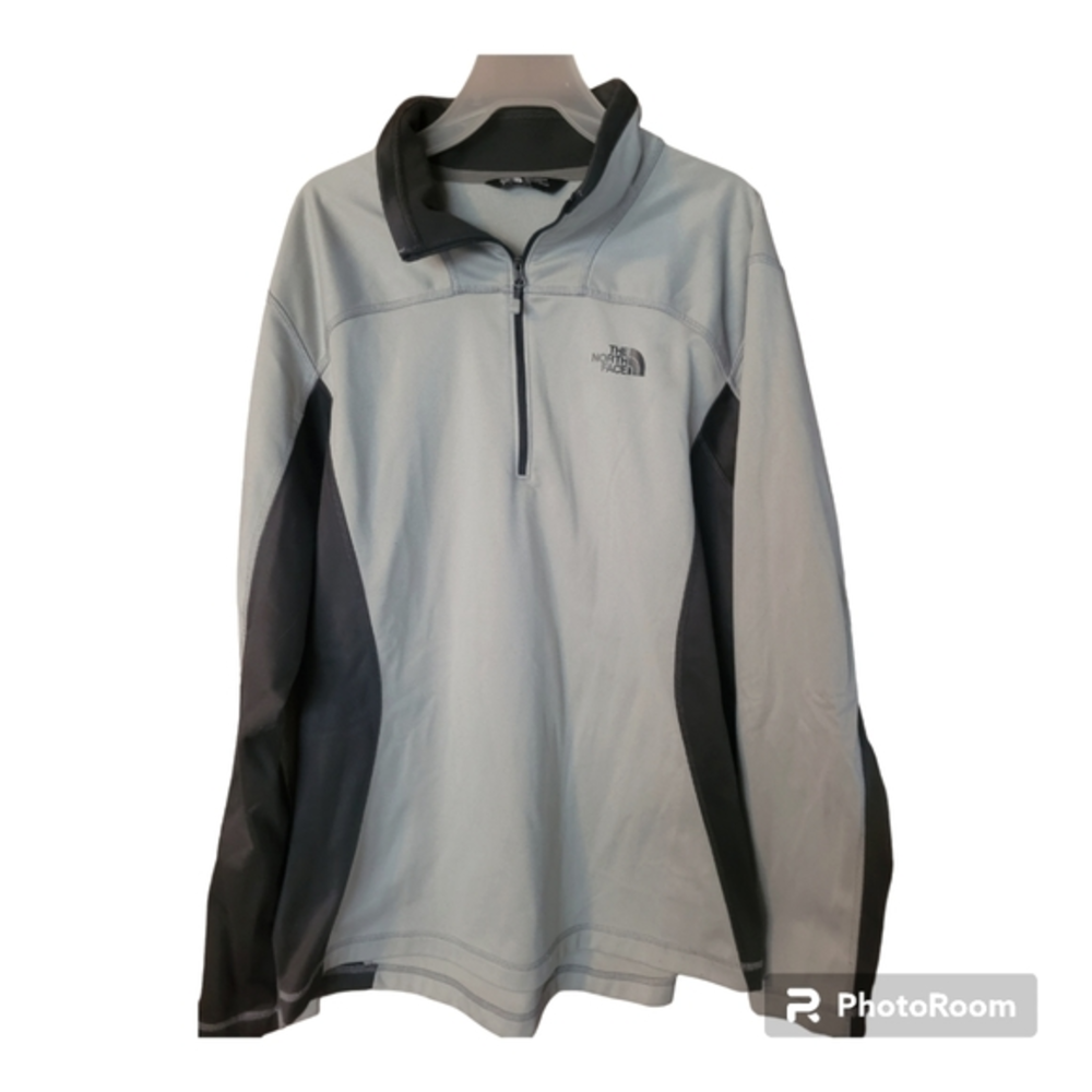 North face Zip Jacket Pullover Shirt Base layer lined. Mens Large
